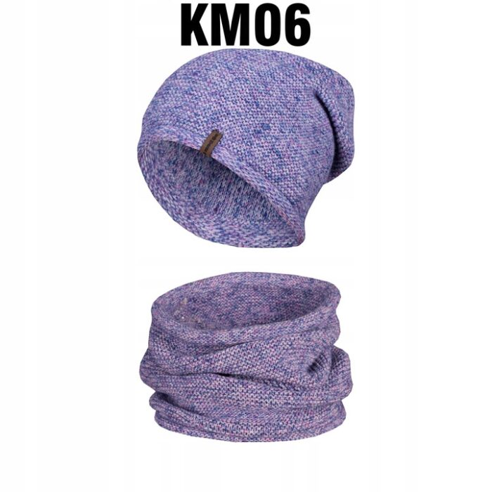 Komplet Zimowy Czapka + Komin Tuba
