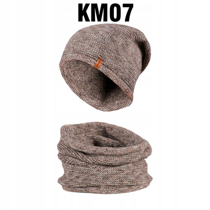 Komplet Zimowy Czapka + Komin Tuba