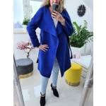 Płaszcz Chabrowy Plus Size z Flauszu