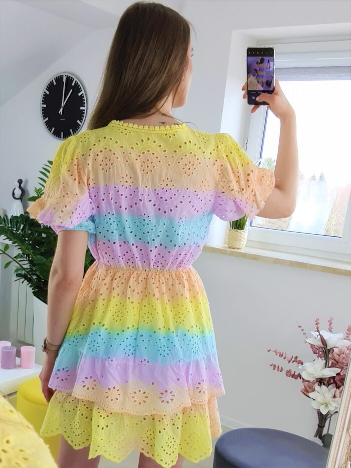 Sukienka Boho Colourful Żółta - obrazek 3
