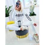 Komplet Bluza + Spodnie Queen Biały