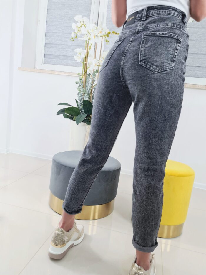 Spodnie Jeansowe Paradise Ciemne - obrazek 2