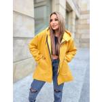 Bluza Kurtka z Bukli Oversize Musztardowa - obrazek 2