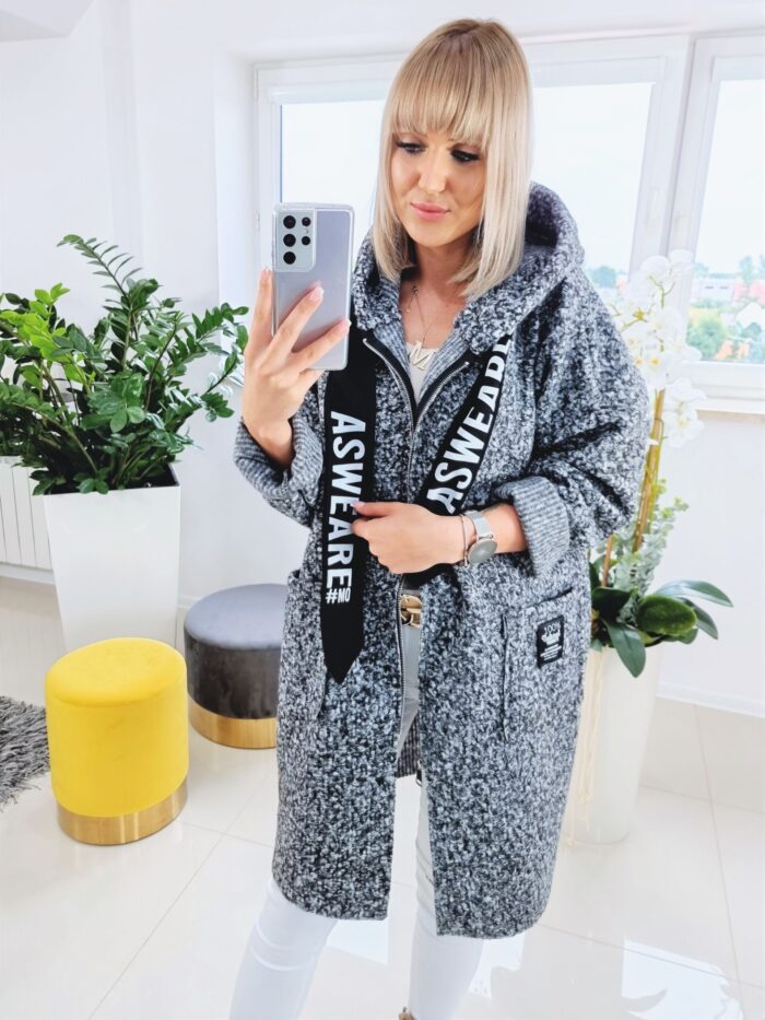 Bluza Długa Asweare Ciemno Szara - obrazek 2