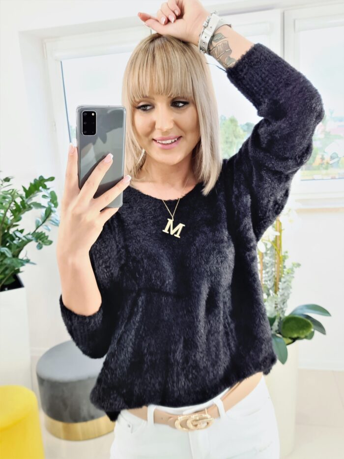 Sweter Alpaka Corfu Czarny