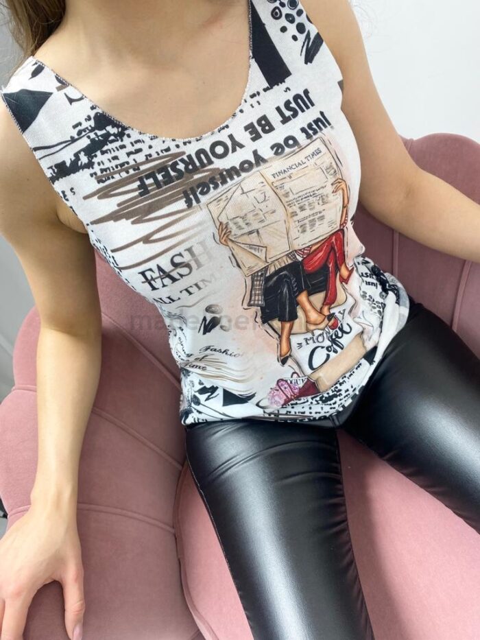 Top Woman Fashion Biały - obrazek 3