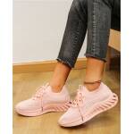 Buty Sportowe Z Siateczką NB525 Pudrowy Róż