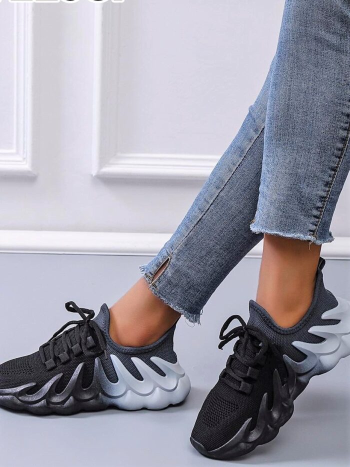 Adidasy Cieniowane Czarne 198