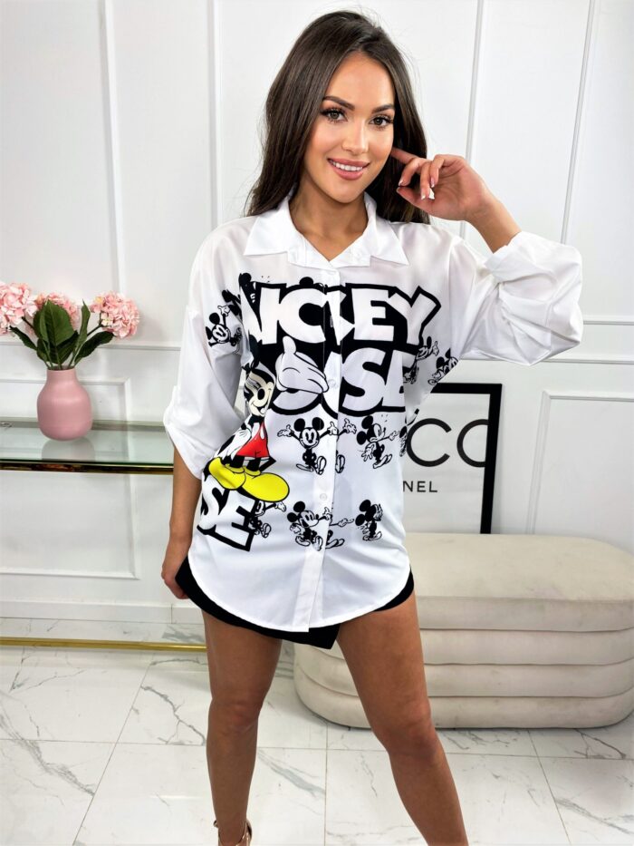 Koszula Mickey Mouse Komix Biała