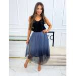 Spódnica Tiulowa Ombre Maxi Jeans - obrazek 6