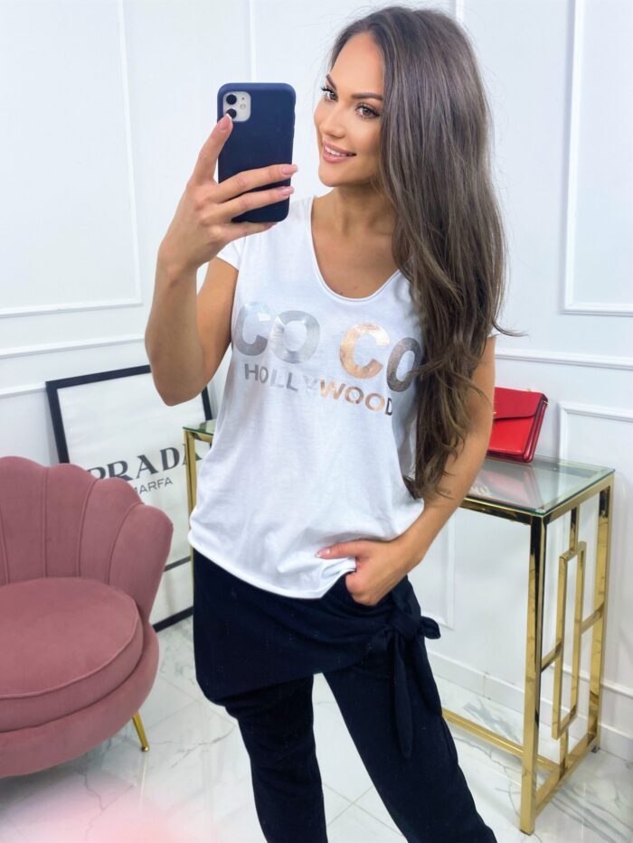 Bluzka Coco Hollywood Biała - obrazek 2