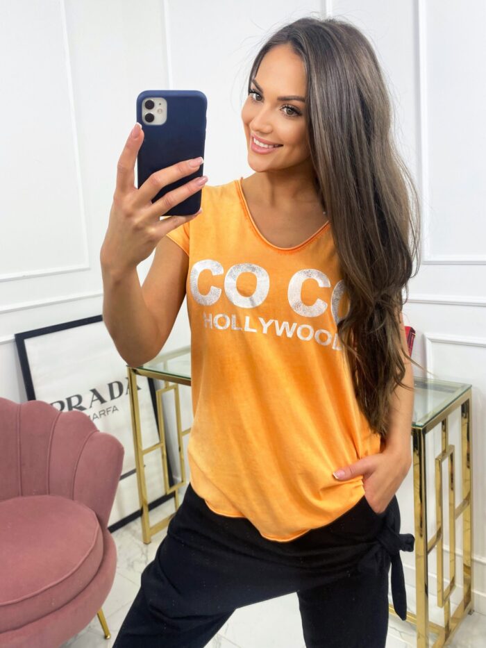 Bluzka Coco Hollywood Pomarańcz - obrazek 4