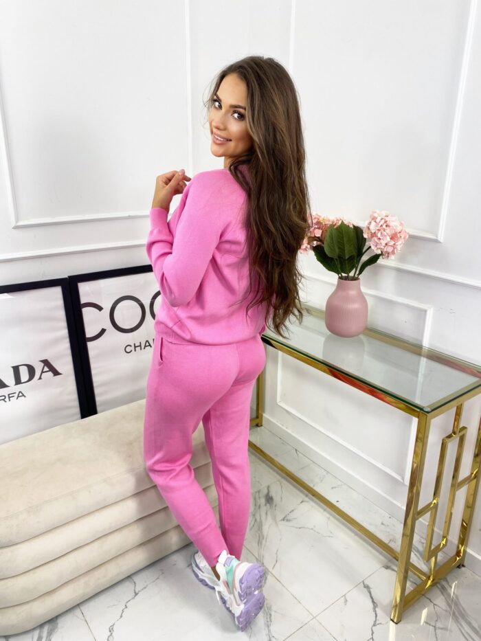 Komplet Trzyczęściowy Bluza+Top+Spodnie Taste Pudrowy Róż - obrazek 3