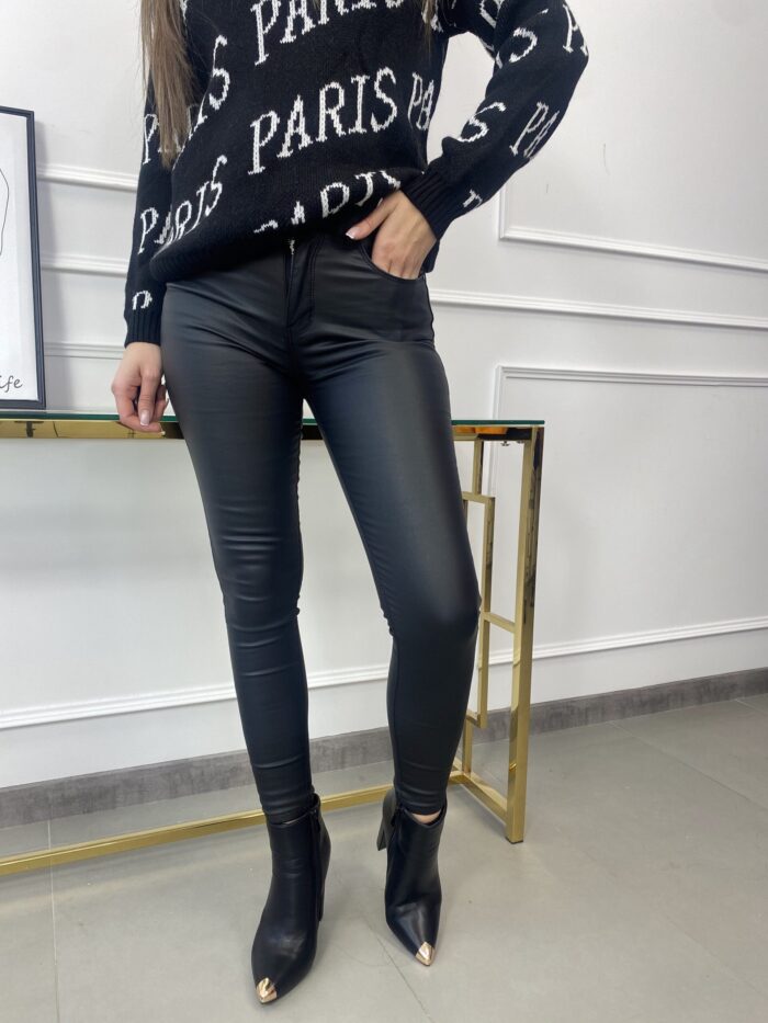Spodnie Skórzane Push-up 557 - obrazek 3