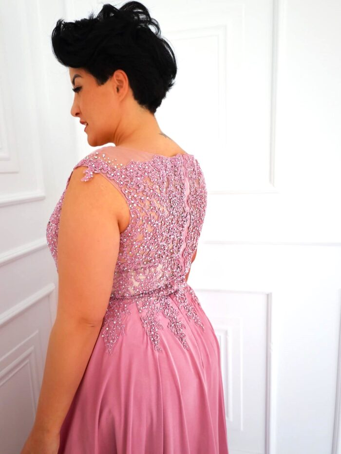 Sukienka Aida Wrzos Plus Size - obrazek 6