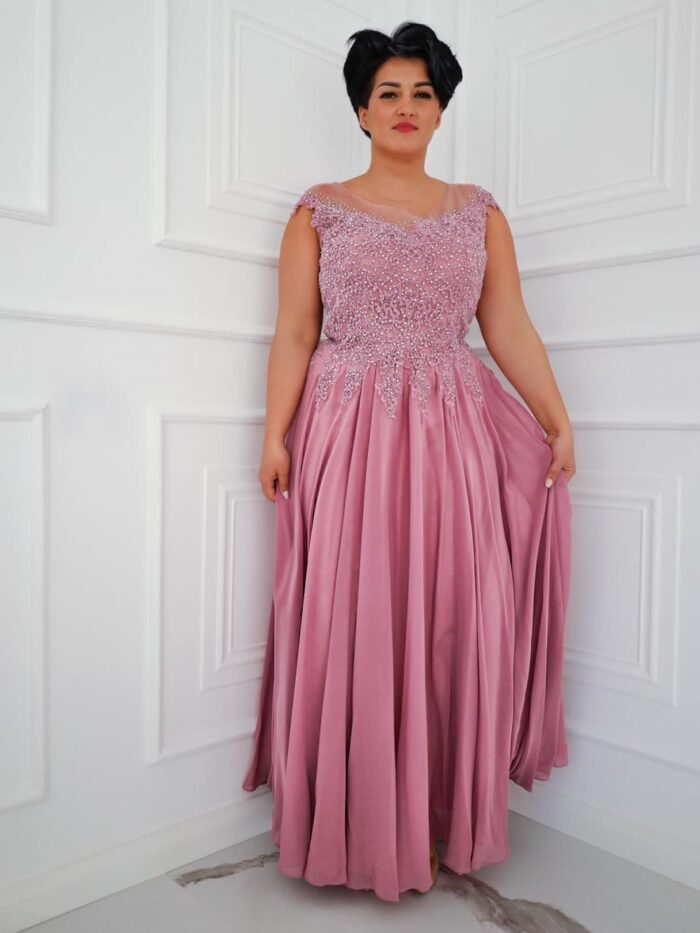 Sukienka Aida Wrzos Plus Size - obrazek 7
