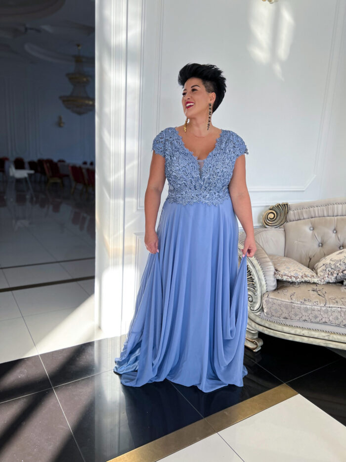 Sukienka Dagna Maxi Jeans - obrazek 5