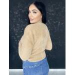 Sweter Półgolf Alpaka Ignes Camel - obrazek 2