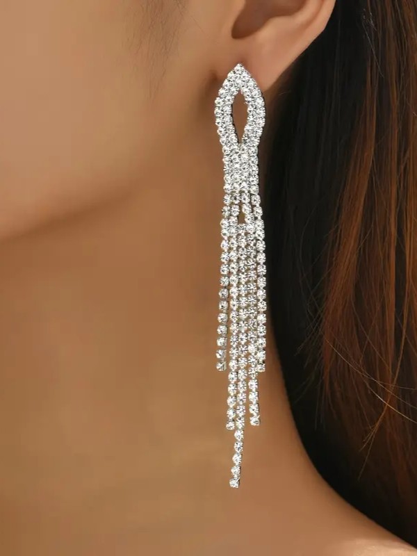 Kolczyki wiszące cyrkonie