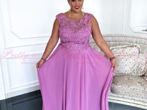 Sukienka Malibu Maxi Wrzosowa<span> - </span>50