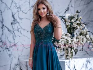 Sukienka Campari Maxi Butelkowa Zieleń<span> - </span>42/XL