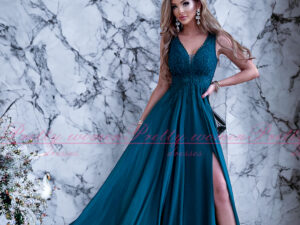 Sukienka Queen Maxi Butelkowa Zieleń<span> - </span>42/XL