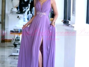 Sukienka Maxi Yellowstone Liliowa