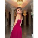 Kombinezon Elegancki Weronika Bordowy - obrazek 2