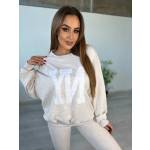 Komplet Dresowy Bluza + Spodnie NY Beżowy