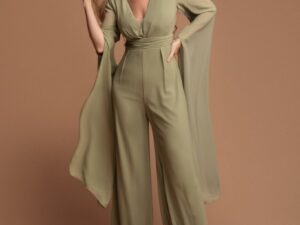 Kombinezon z Długim Rękawem Jasmine Zielony<span> - </span>40/L