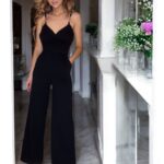 Kombinezon Elegancki Zuza Czarny