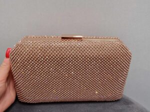 Torebka Wieczorowa Rose Gold Rubi