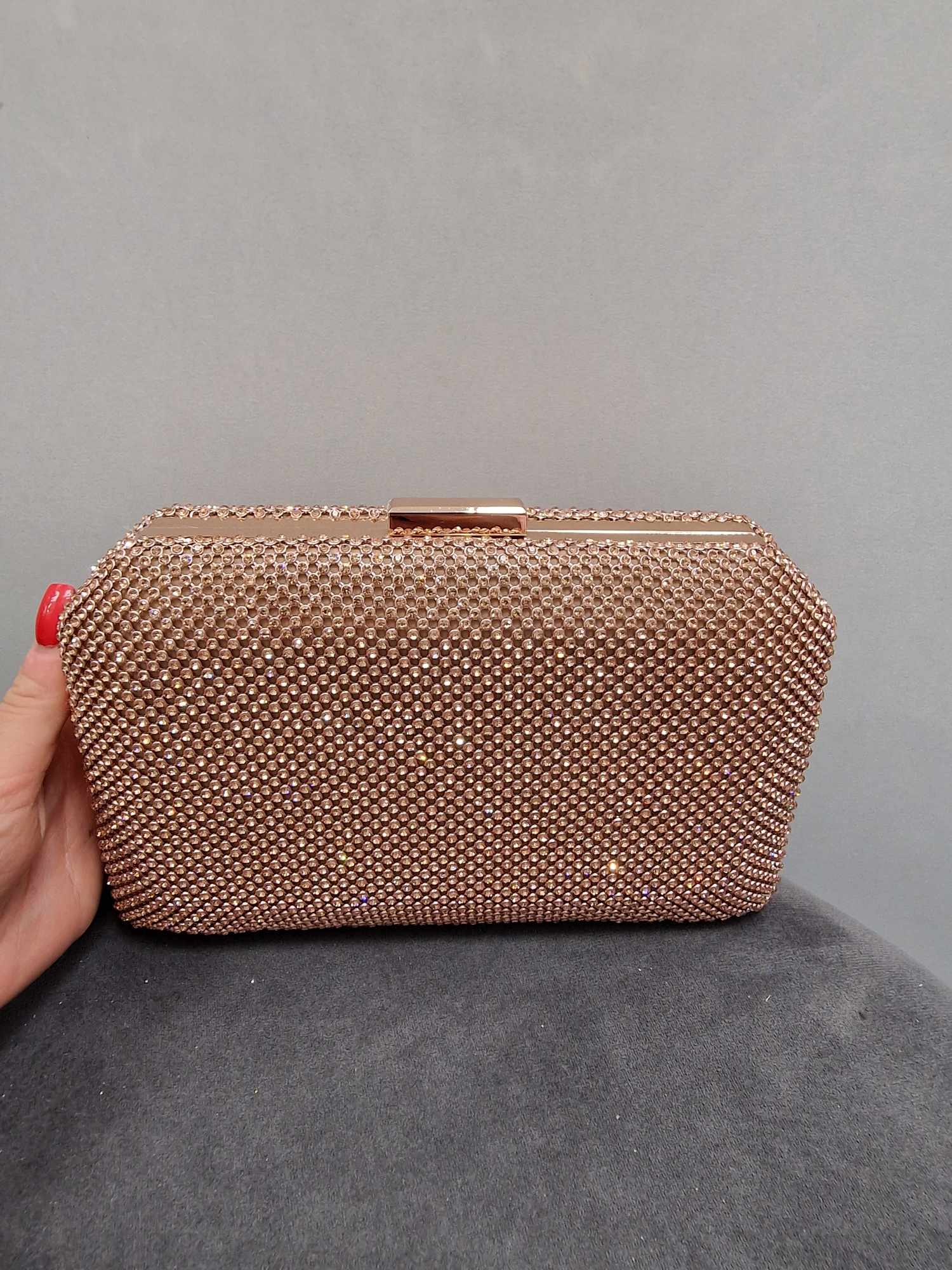 Torebka Wieczorowa Rose Gold Rubi