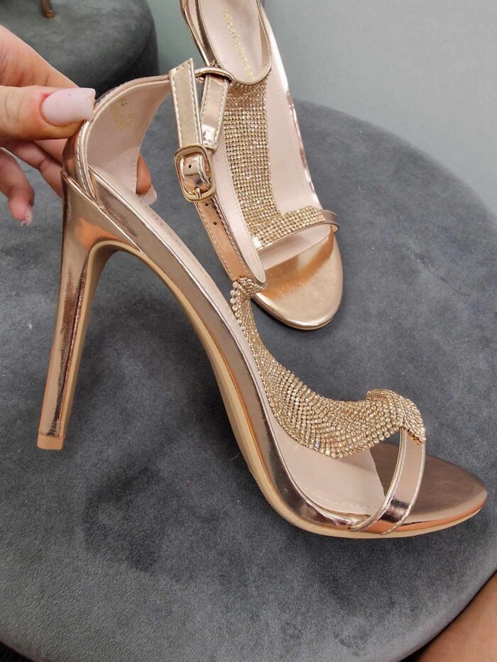 Szpilki Złote Ideal Rose Gold - obrazek 3