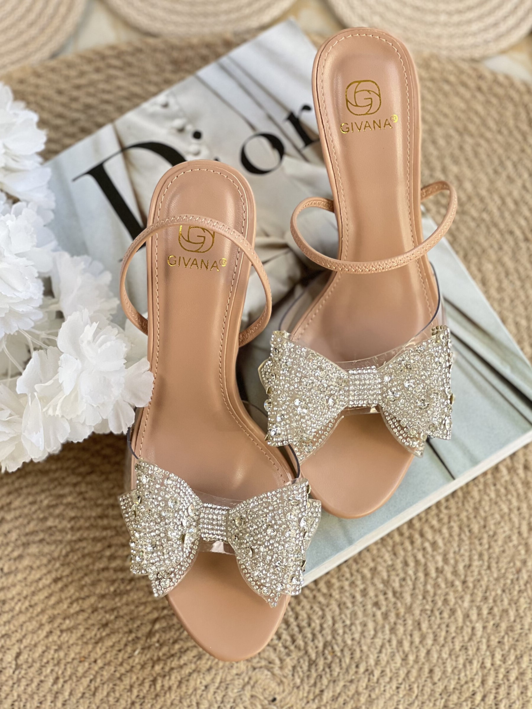 klapki z kokardą hit