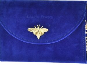 Torebka Kopertowa Zamszowa Laura Biaggi Chabrowa
