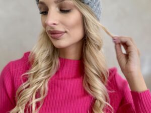 Czapka Zimowa Ciemno Szara