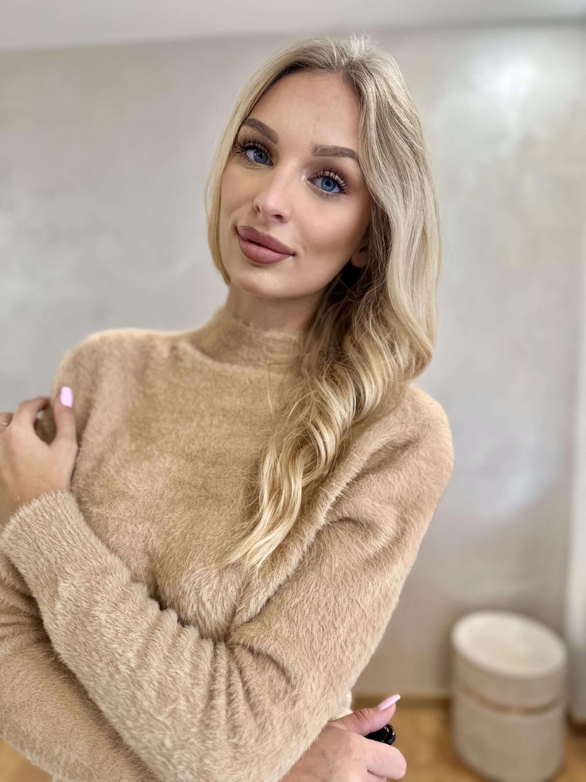 Sweter Półgolf Alpaka Ignes Camel 3 Sweter Półgolf Alpaka Ignes Camel - Image 3