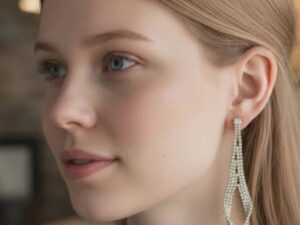 Kolczyki Srebrne Wiszące