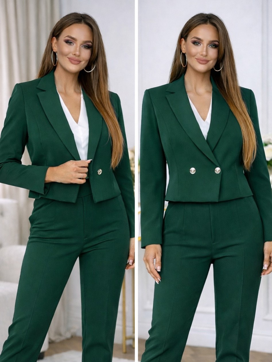 Marynarka Zielona Krótka Amanda