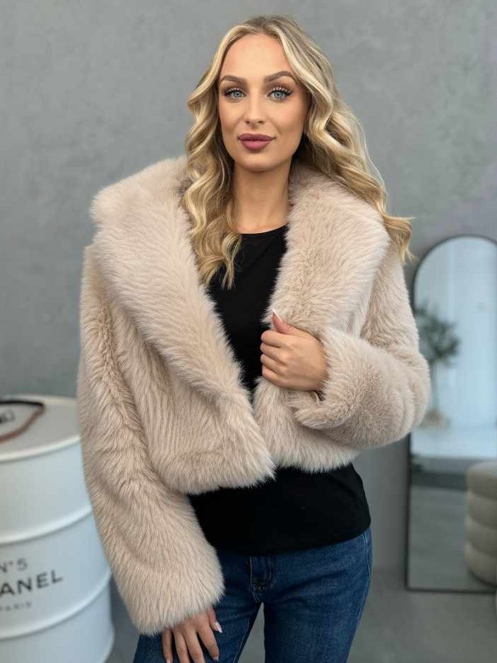 Futerko Krótkie Ecru Lovita