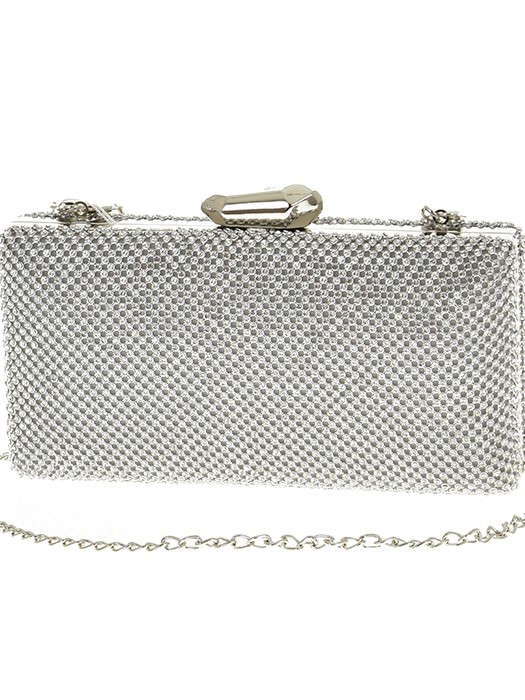 Torebka Wieczorowa Srebrna Viva