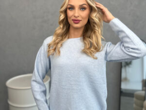 Sweter Kokardki Niebieski