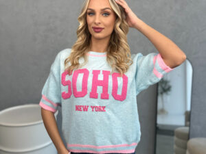 Sweter Soho Błękitny