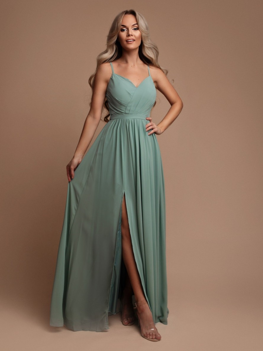 Sukienka Maxi Arley Szałwia