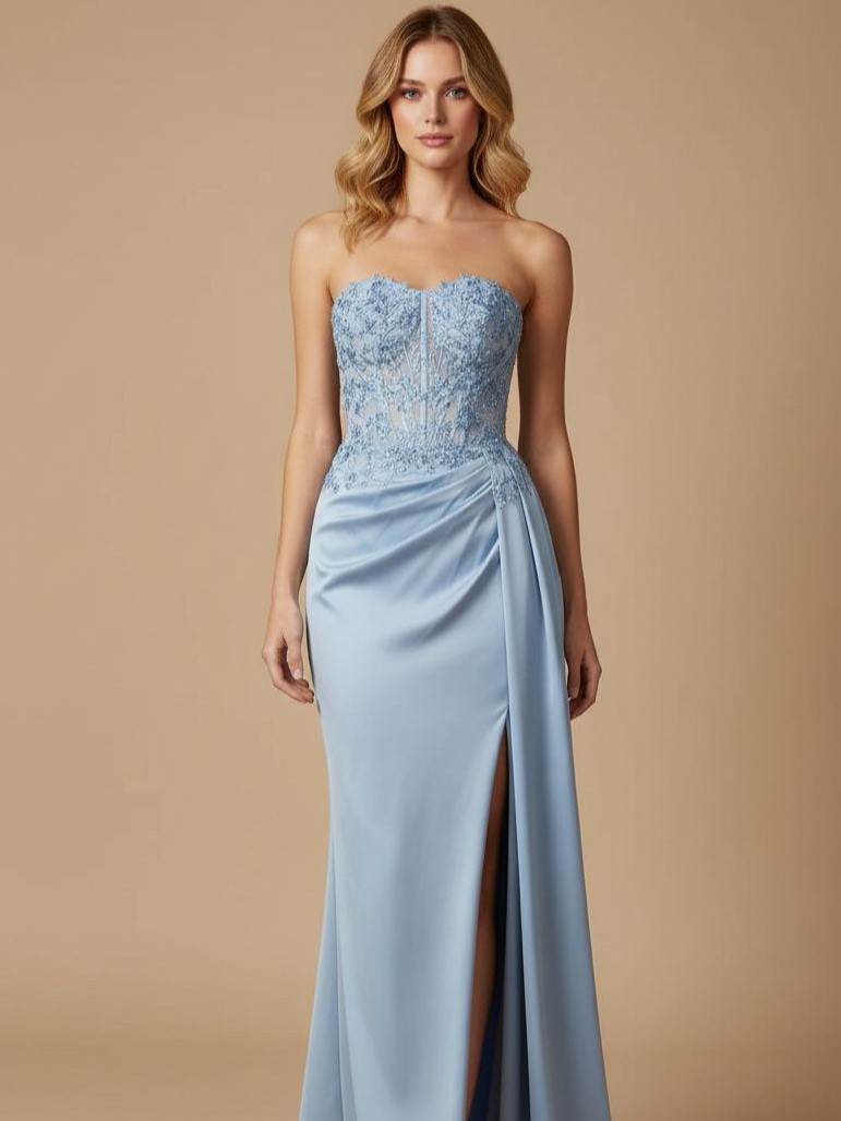 Sukienka Maxi Gorsetowa Elisia Jeans