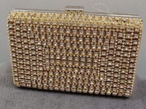 Torebka Wieczorowa Złota Delicja