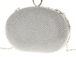 Torebka Wieczorowa Srebrna Nexira